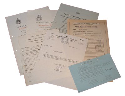 Apprenticeship documents pic