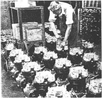 Engines on floor pic