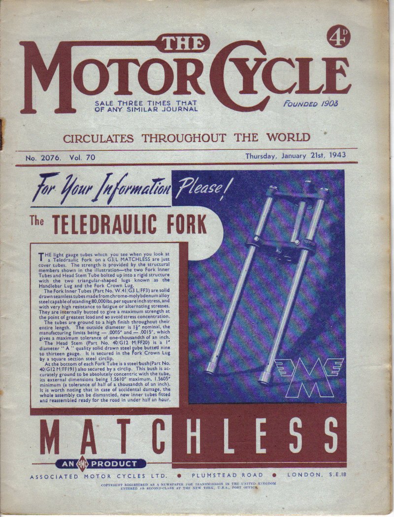 Teledraulic Forks