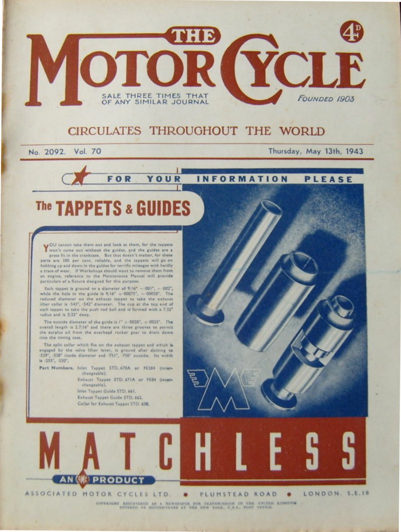 Tappets and Guides