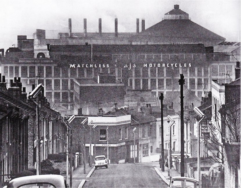 AMC factory from Maxey Road pic' width=