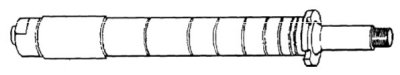 Arbor for horizontal milling machine pic