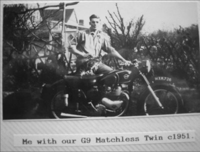 aul with the family's G9 bike