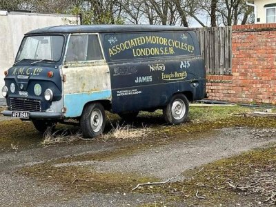 Company van in 'retired' state