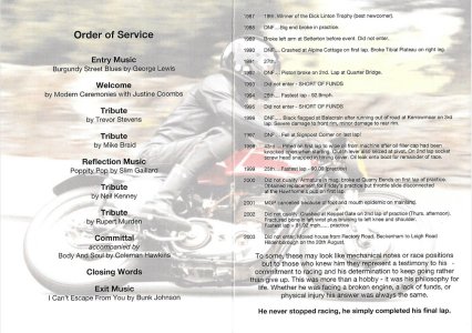 Order of Sevice 2-3